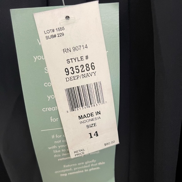 Navy Blue Dress - Picture 5 of 5